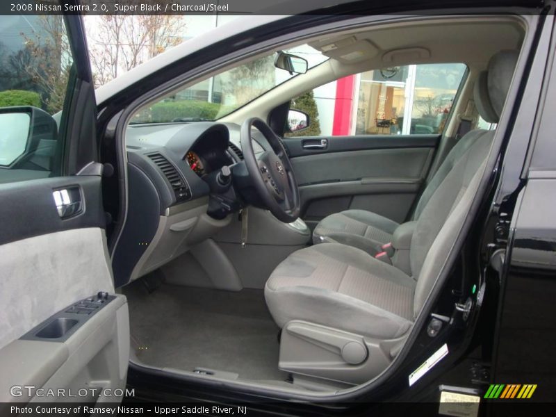 Super Black / Charcoal/Steel 2008 Nissan Sentra 2.0
