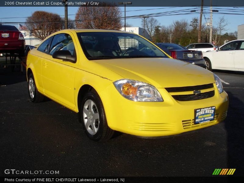 Rally Yellow / Gray 2006 Chevrolet Cobalt LS Coupe