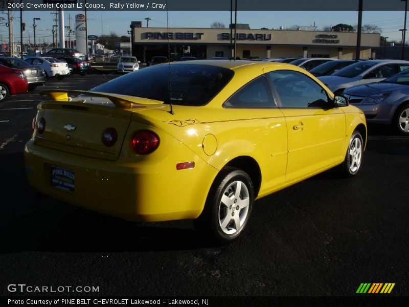 Rally Yellow / Gray 2006 Chevrolet Cobalt LS Coupe