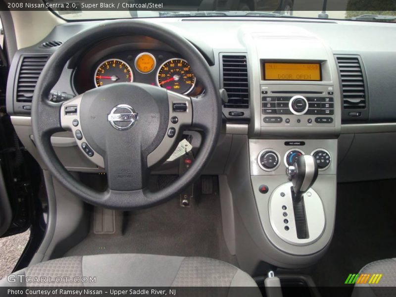 Super Black / Charcoal/Steel 2008 Nissan Sentra 2.0