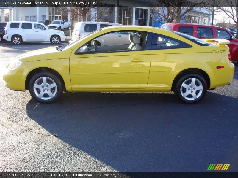 Rally Yellow / Gray 2006 Chevrolet Cobalt LS Coupe