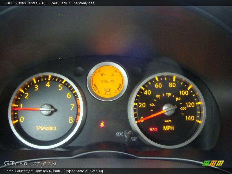 Super Black / Charcoal/Steel 2008 Nissan Sentra 2.0