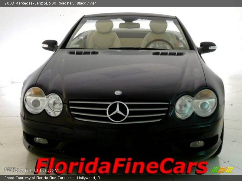 Black / Ash 2003 Mercedes-Benz SL 500 Roadster
