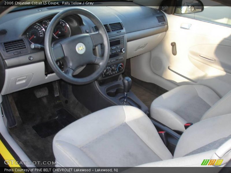 Rally Yellow / Gray 2006 Chevrolet Cobalt LS Coupe