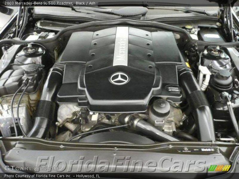 Black / Ash 2003 Mercedes-Benz SL 500 Roadster