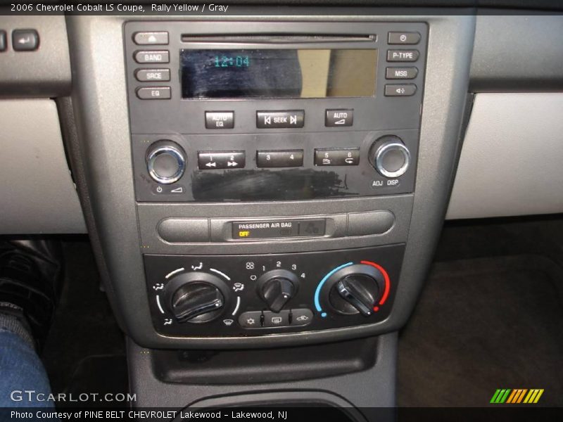 Rally Yellow / Gray 2006 Chevrolet Cobalt LS Coupe