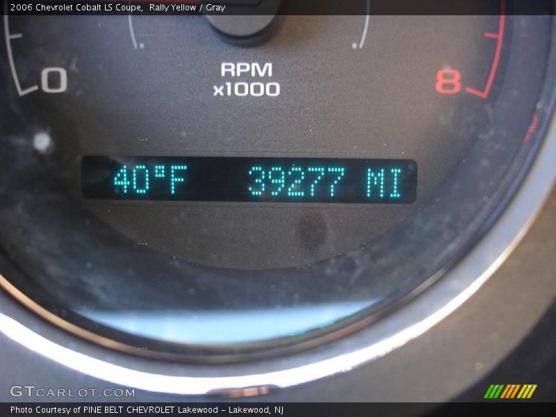 Rally Yellow / Gray 2006 Chevrolet Cobalt LS Coupe