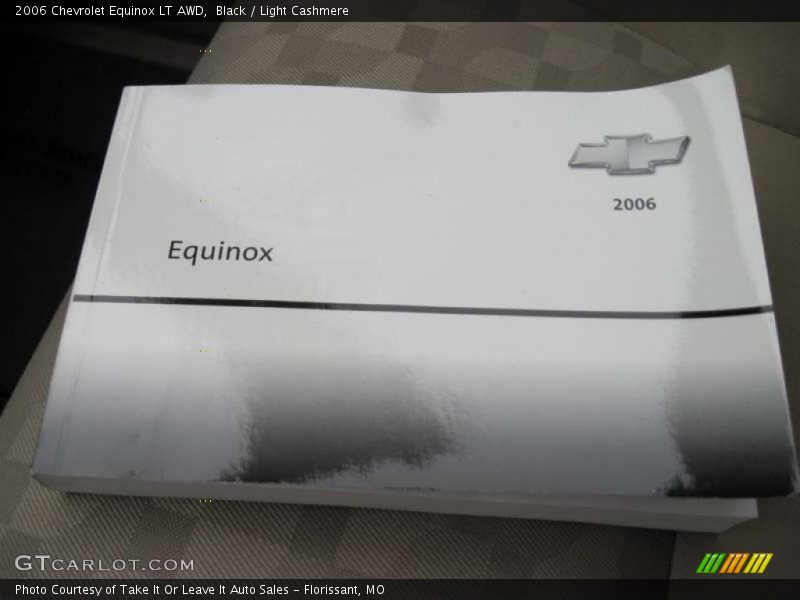 Black / Light Cashmere 2006 Chevrolet Equinox LT AWD