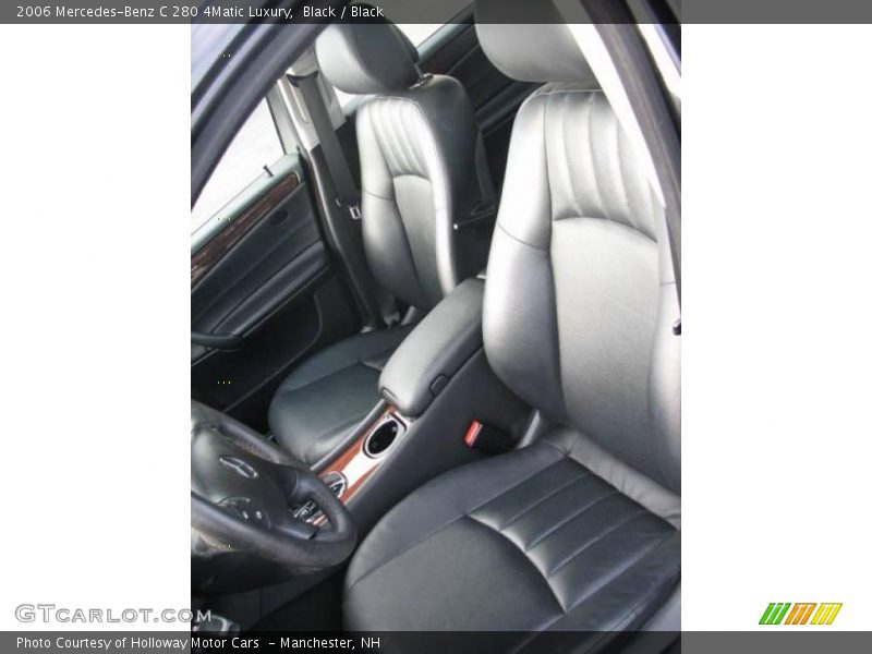 Black / Black 2006 Mercedes-Benz C 280 4Matic Luxury