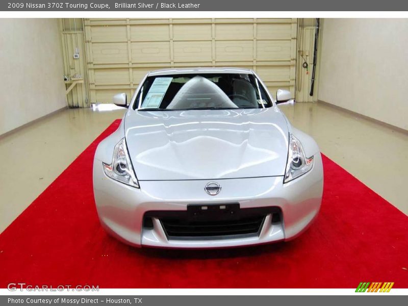 Brilliant Silver / Black Leather 2009 Nissan 370Z Touring Coupe
