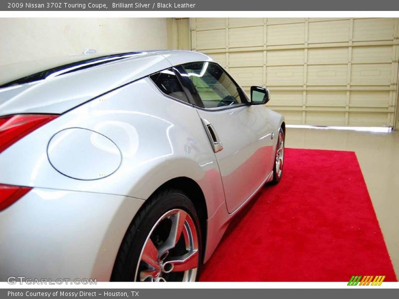 Brilliant Silver / Black Leather 2009 Nissan 370Z Touring Coupe