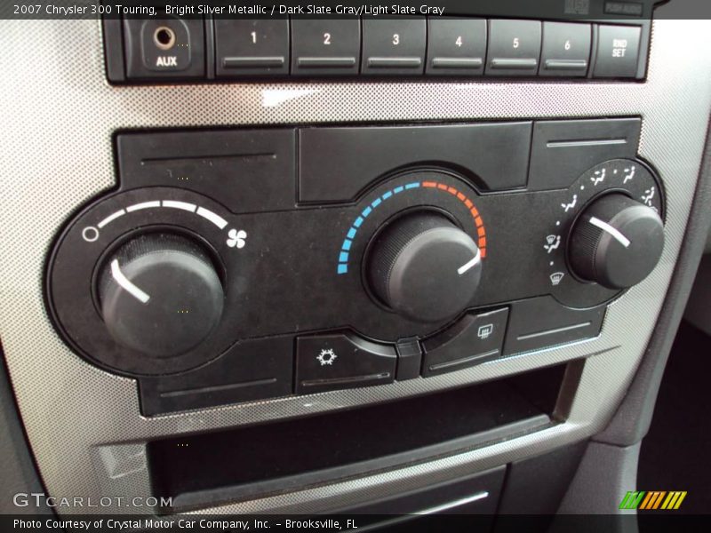 Bright Silver Metallic / Dark Slate Gray/Light Slate Gray 2007 Chrysler 300 Touring