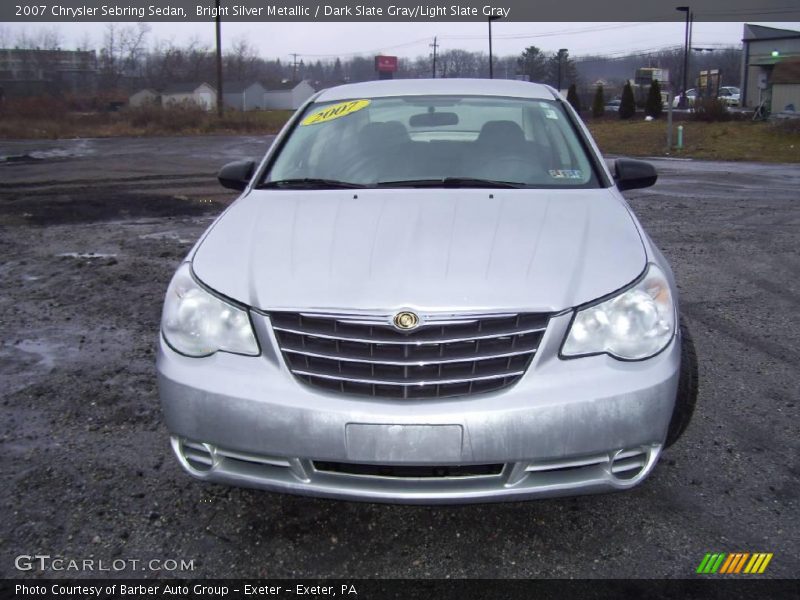 Bright Silver Metallic / Dark Slate Gray/Light Slate Gray 2007 Chrysler Sebring Sedan