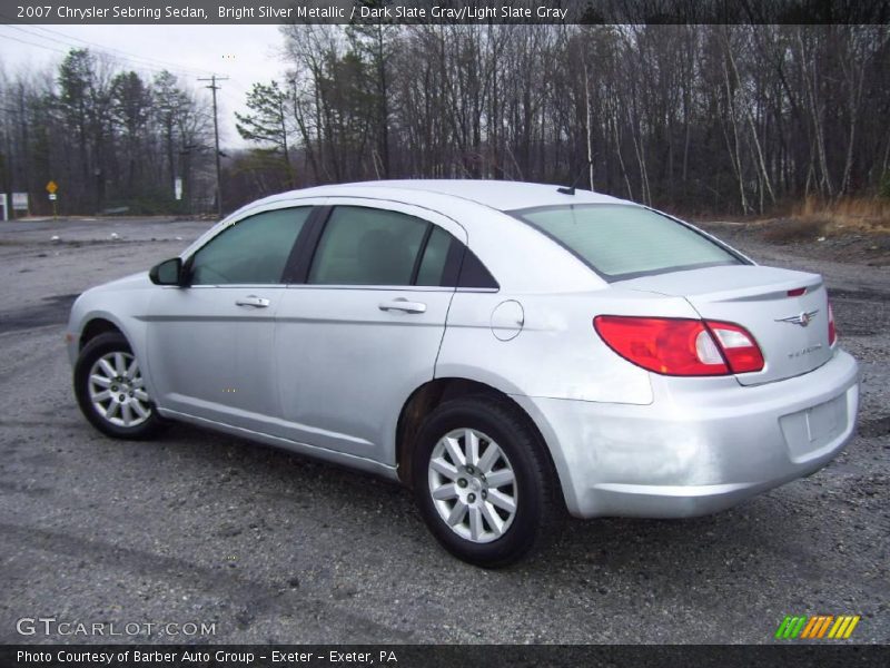 Bright Silver Metallic / Dark Slate Gray/Light Slate Gray 2007 Chrysler Sebring Sedan