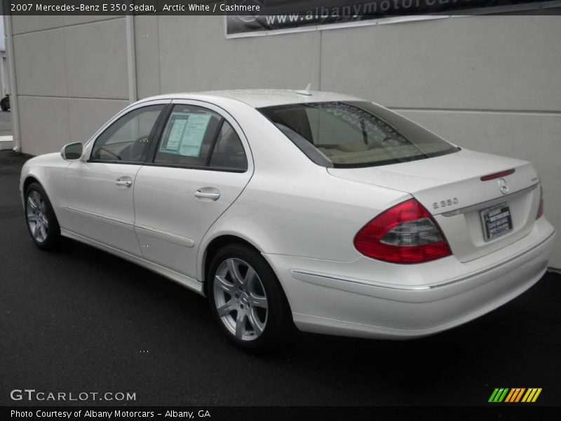 Arctic White / Cashmere 2007 Mercedes-Benz E 350 Sedan