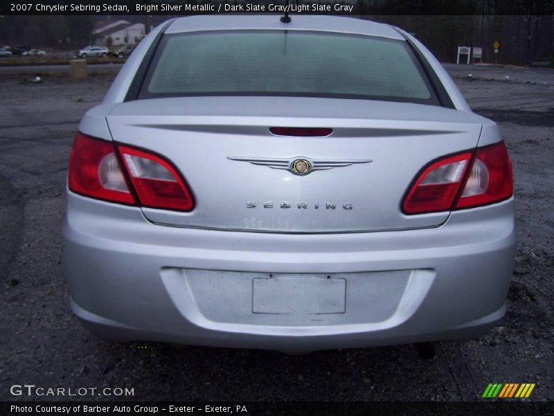 Bright Silver Metallic / Dark Slate Gray/Light Slate Gray 2007 Chrysler Sebring Sedan