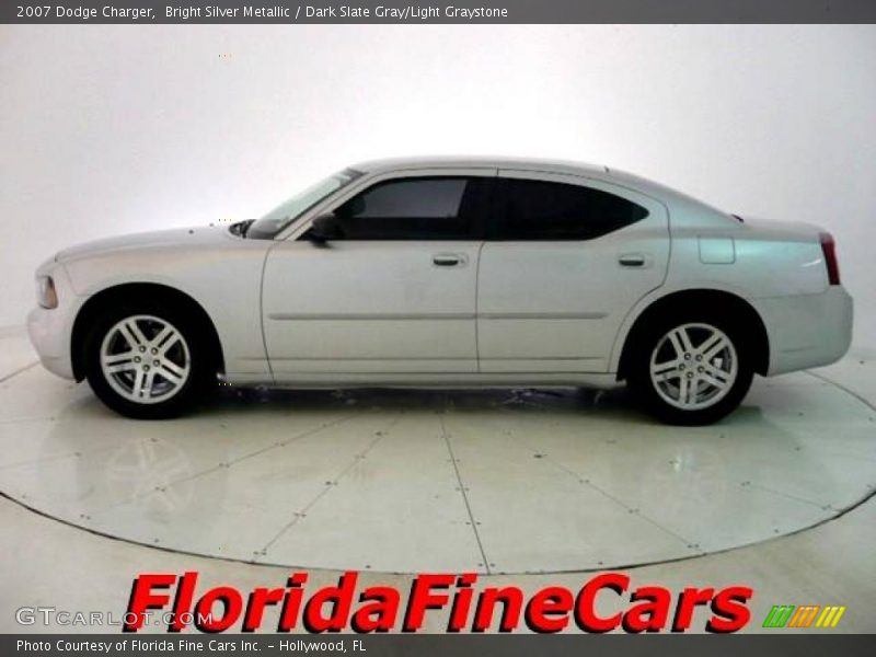 Bright Silver Metallic / Dark Slate Gray/Light Graystone 2007 Dodge Charger