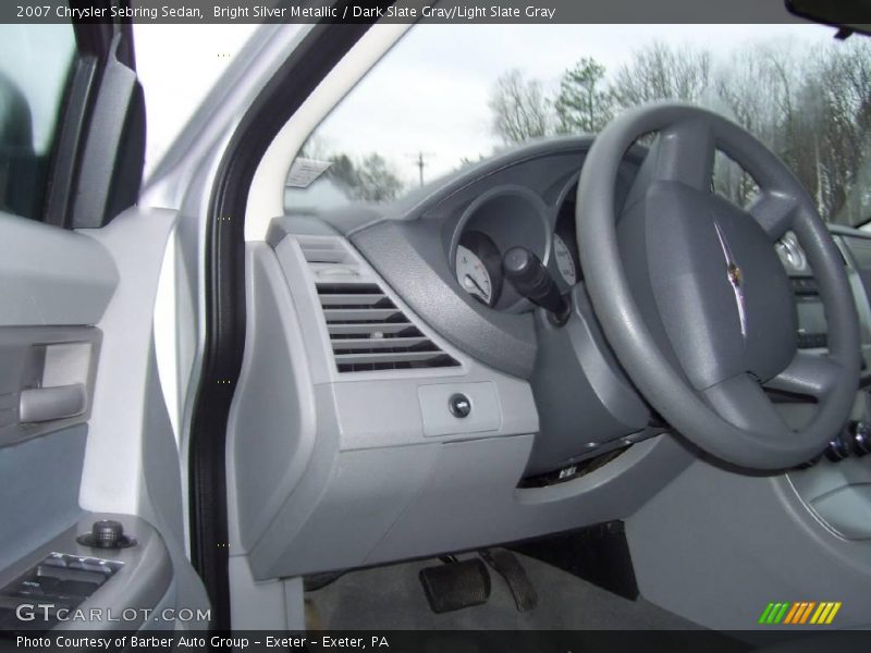 Bright Silver Metallic / Dark Slate Gray/Light Slate Gray 2007 Chrysler Sebring Sedan