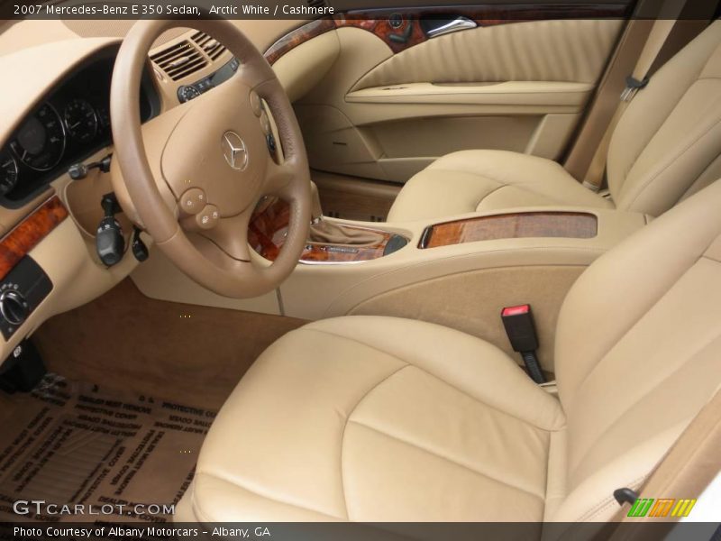 Arctic White / Cashmere 2007 Mercedes-Benz E 350 Sedan