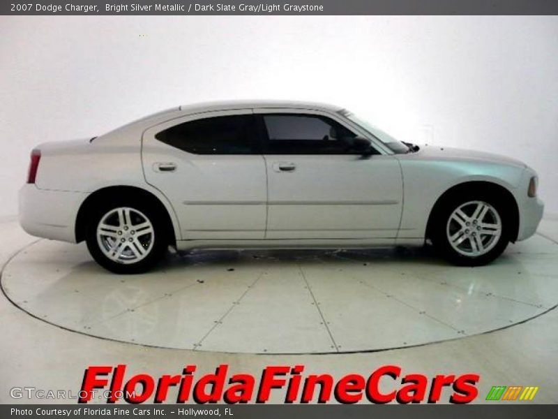 Bright Silver Metallic / Dark Slate Gray/Light Graystone 2007 Dodge Charger