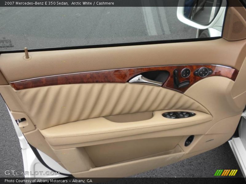 Arctic White / Cashmere 2007 Mercedes-Benz E 350 Sedan