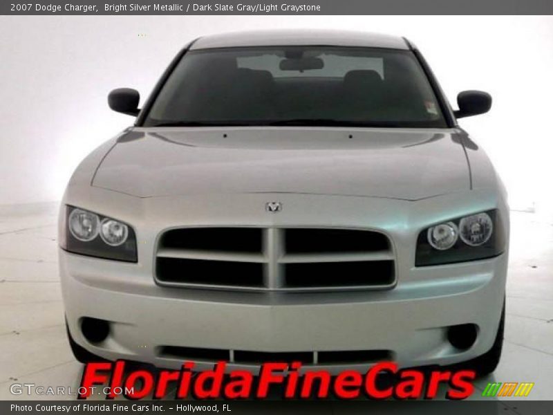 Bright Silver Metallic / Dark Slate Gray/Light Graystone 2007 Dodge Charger