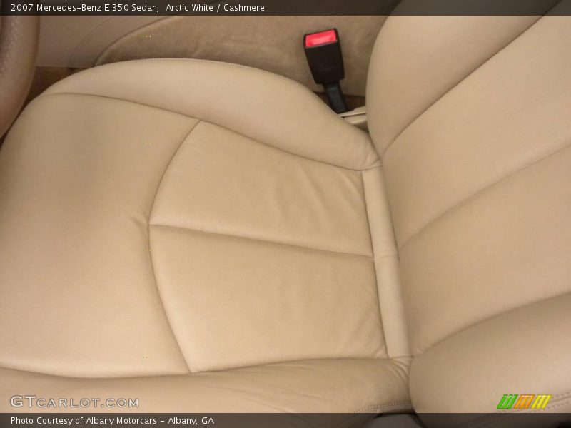 Arctic White / Cashmere 2007 Mercedes-Benz E 350 Sedan