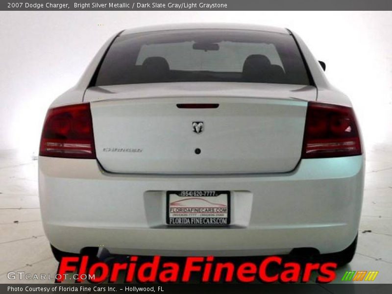 Bright Silver Metallic / Dark Slate Gray/Light Graystone 2007 Dodge Charger