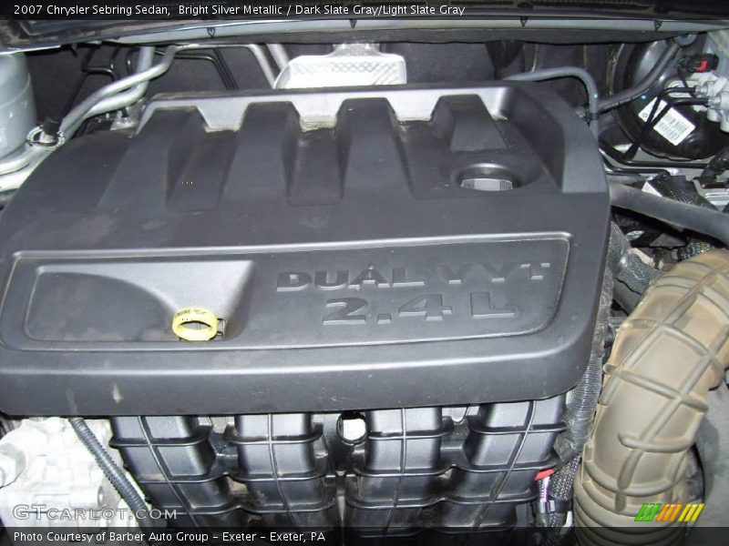 Bright Silver Metallic / Dark Slate Gray/Light Slate Gray 2007 Chrysler Sebring Sedan