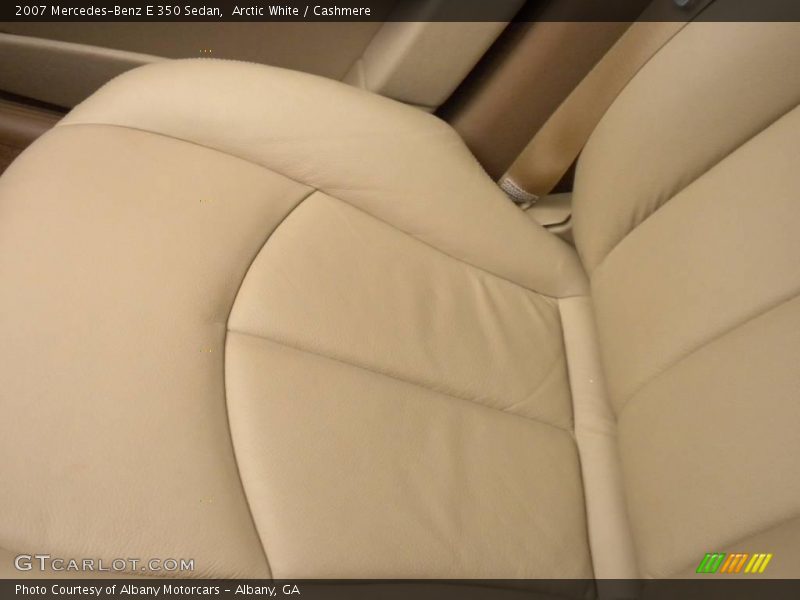 Arctic White / Cashmere 2007 Mercedes-Benz E 350 Sedan