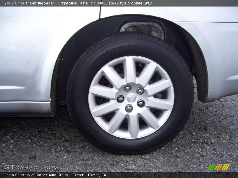 Bright Silver Metallic / Dark Slate Gray/Light Slate Gray 2007 Chrysler Sebring Sedan