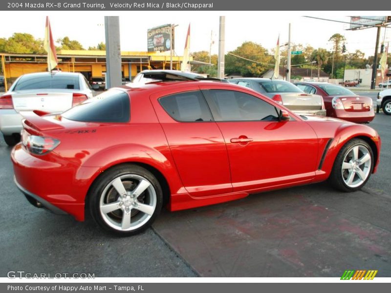 Velocity Red Mica / Black/Chapparal 2004 Mazda RX-8 Grand Touring