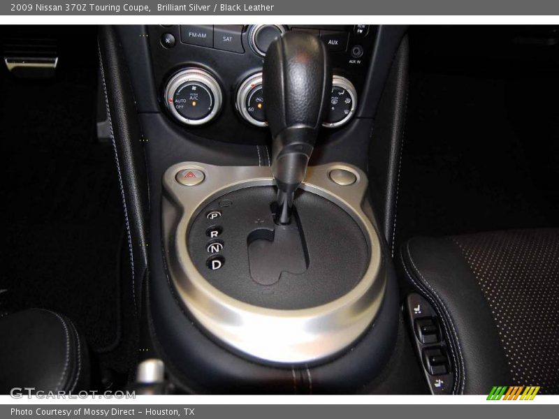 Brilliant Silver / Black Leather 2009 Nissan 370Z Touring Coupe