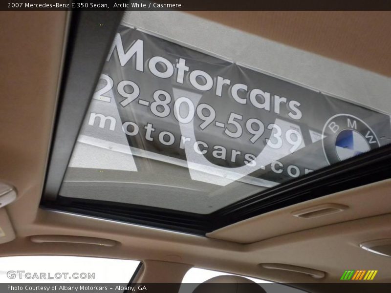 Arctic White / Cashmere 2007 Mercedes-Benz E 350 Sedan