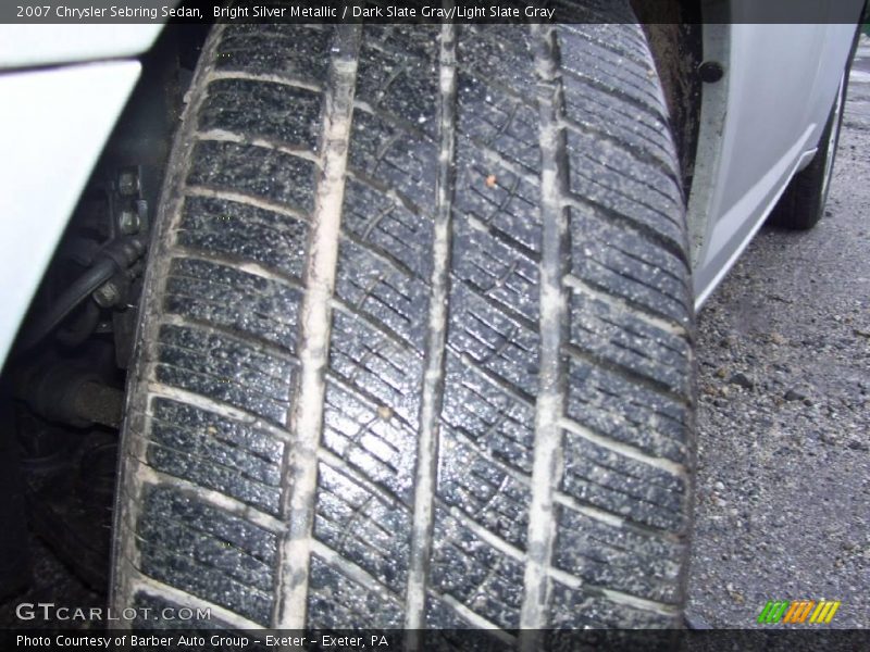 Bright Silver Metallic / Dark Slate Gray/Light Slate Gray 2007 Chrysler Sebring Sedan