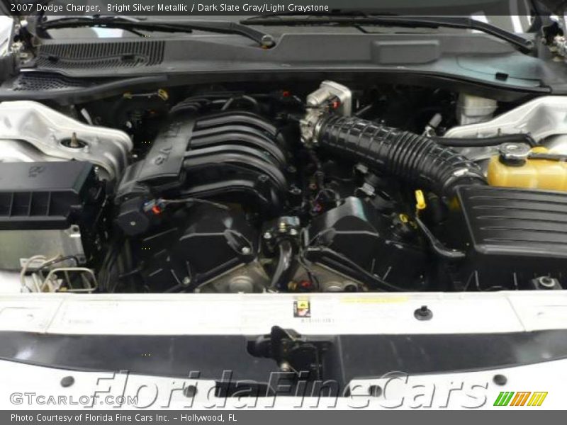 Bright Silver Metallic / Dark Slate Gray/Light Graystone 2007 Dodge Charger