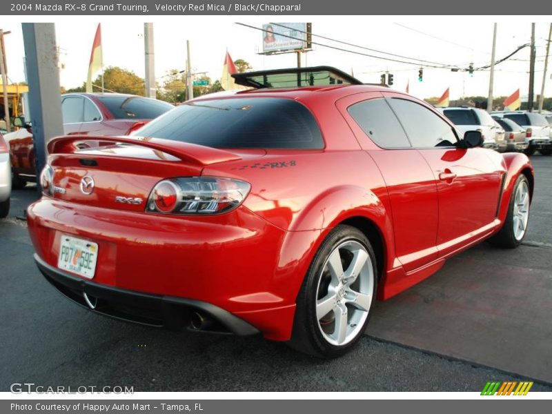 Velocity Red Mica / Black/Chapparal 2004 Mazda RX-8 Grand Touring