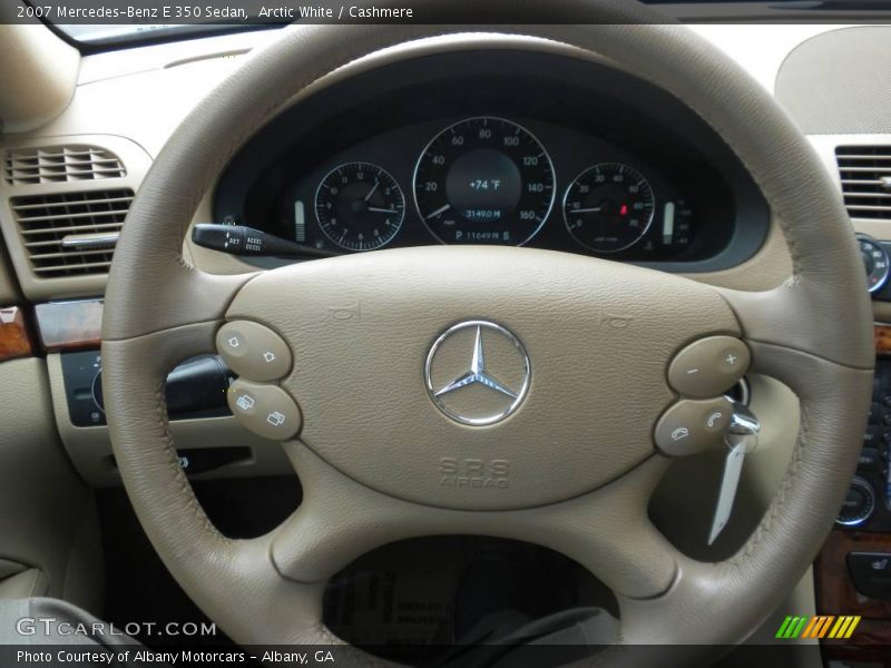 Arctic White / Cashmere 2007 Mercedes-Benz E 350 Sedan