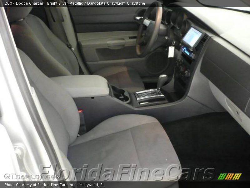 Bright Silver Metallic / Dark Slate Gray/Light Graystone 2007 Dodge Charger