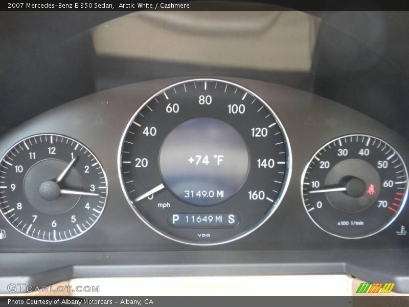 Arctic White / Cashmere 2007 Mercedes-Benz E 350 Sedan