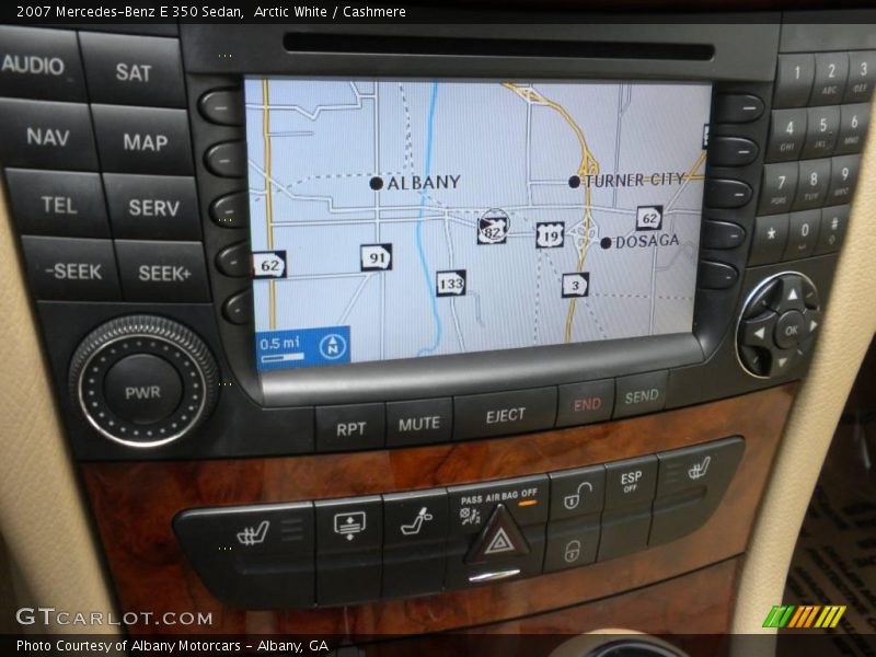 Arctic White / Cashmere 2007 Mercedes-Benz E 350 Sedan