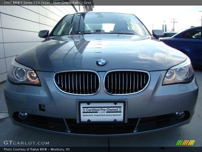 Silver Grey Metallic / Grey 2007 BMW 5 Series 530i Sedan