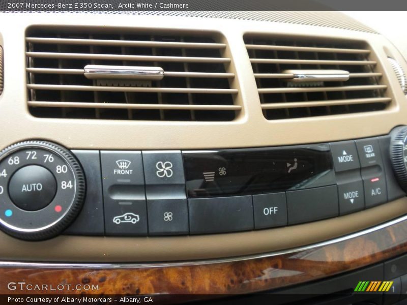 Arctic White / Cashmere 2007 Mercedes-Benz E 350 Sedan