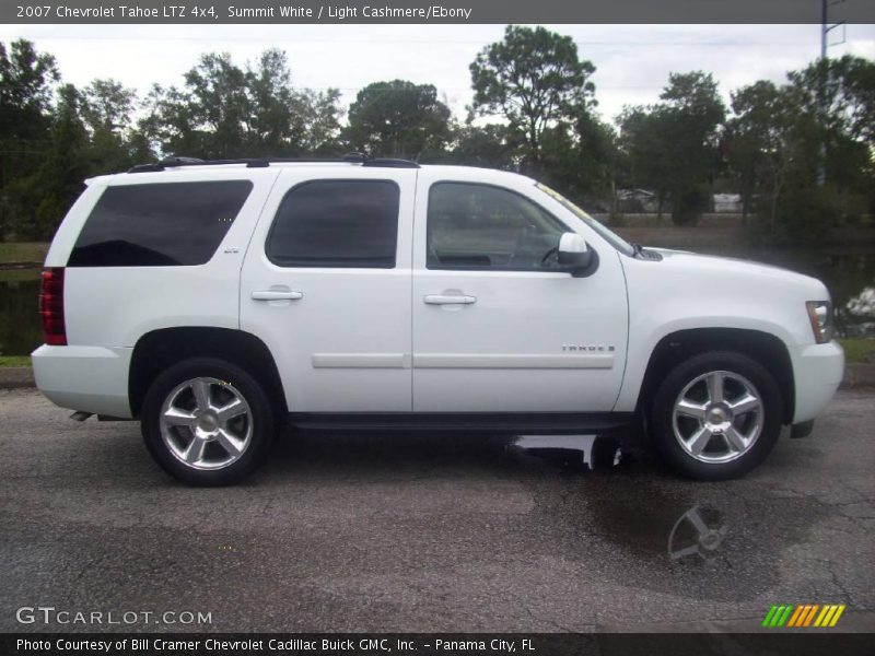 Summit White / Light Cashmere/Ebony 2007 Chevrolet Tahoe LTZ 4x4