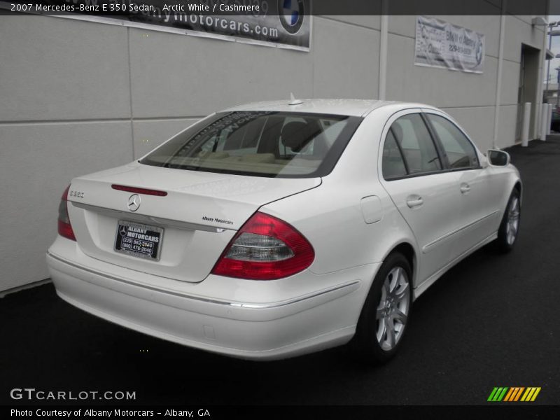 Arctic White / Cashmere 2007 Mercedes-Benz E 350 Sedan