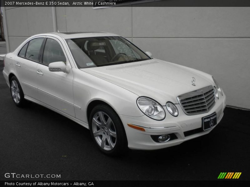 Arctic White / Cashmere 2007 Mercedes-Benz E 350 Sedan