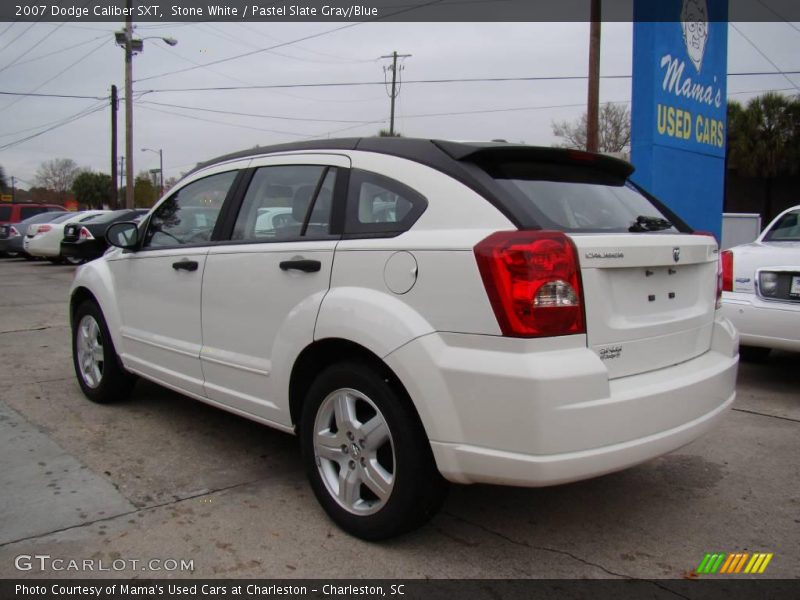 Stone White / Pastel Slate Gray/Blue 2007 Dodge Caliber SXT