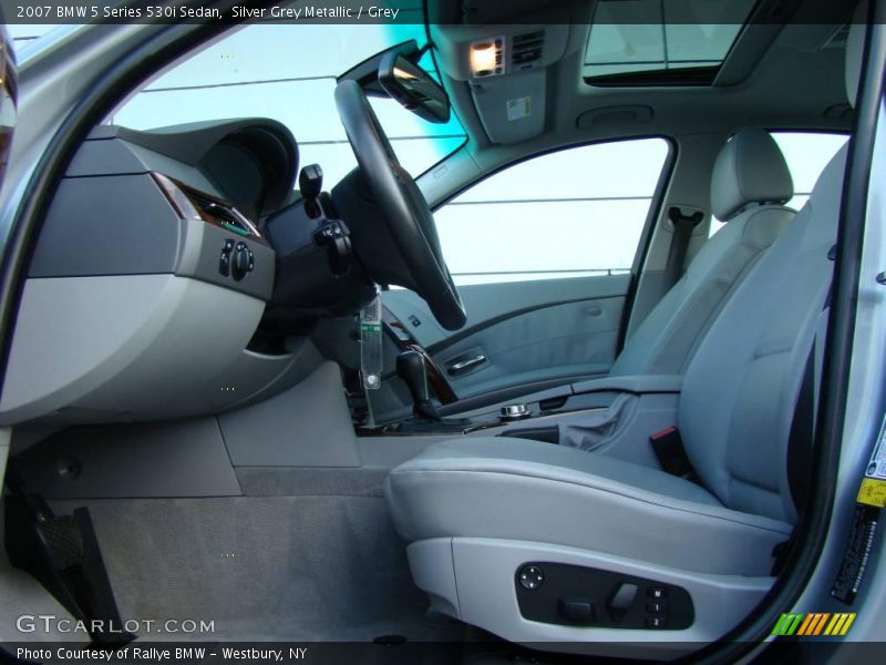 Silver Grey Metallic / Grey 2007 BMW 5 Series 530i Sedan