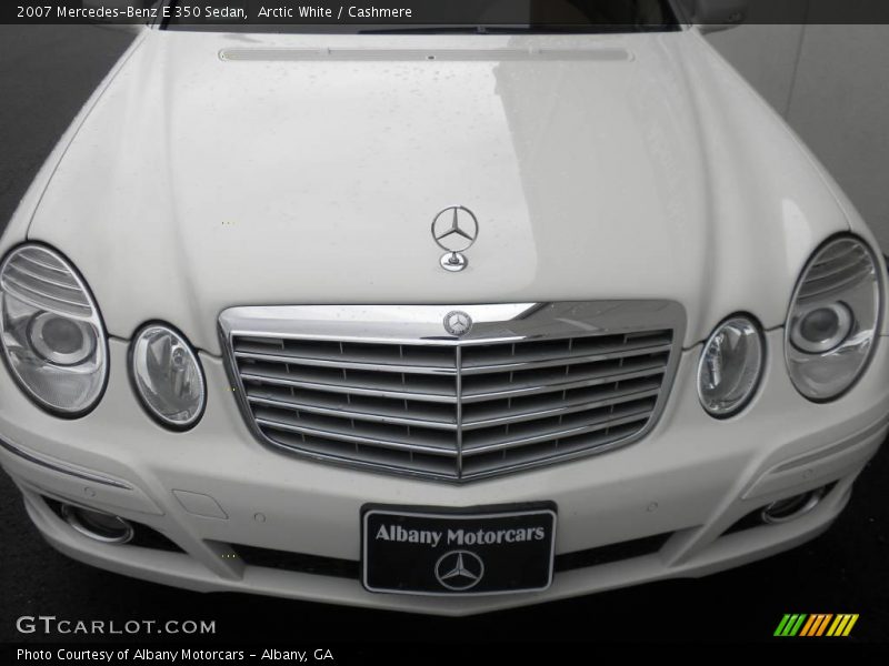 Arctic White / Cashmere 2007 Mercedes-Benz E 350 Sedan