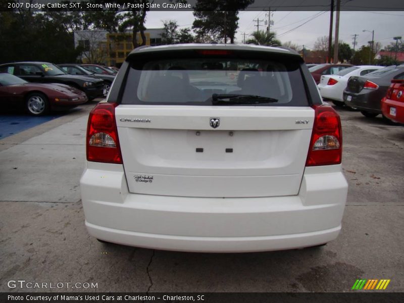 Stone White / Pastel Slate Gray/Blue 2007 Dodge Caliber SXT